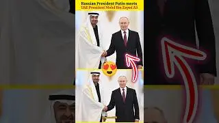 Russian President Vladimir Putin meets UAE President Mohd Bin Zayed Al Nahyan #putin #shorts