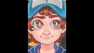 Drawing Dipper from Gravity Falls