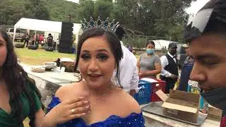 SUSTICACAN ZACATECAS MEXICO,2021.QUINCEAÑERA DE HANNIA CON LOS AYUDANTES DE HUACASCO.VIE.13,AGO.2021