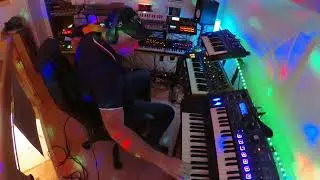 Equinoxe 7 by Jean-Michel Jarre (Moog Sub 37, Waldorf Streichfett, Roland TR-8)
