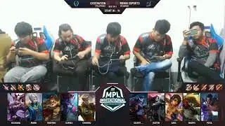 EXE vs RONIN ESPORTS GAME 1 MPL INVITATIONAL
