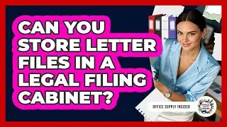 Can You Store Letter Files In A Legal Filing Cabinet?