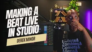 I Made A FIRE Beat Live In STUDIO | DEREK MINOR