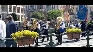 1 maggio a Isola del Liri Il ritorno sotto la Cascata grande