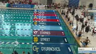 Stanford Swimmer Needs Assistance Out of Pool at ACC Championships
