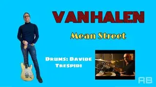Van Halen - Mean Street - Guitar Cover (drums: Davide Trespidi)