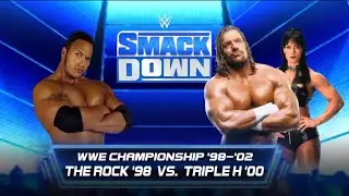 WWE 2K22: Triple H '00 vs The Rock '98 |WWE Championship Match
