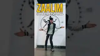 Zaalim Hook step Tutorial 😱💯 🔥 #zaalim #tranding #tutorial #footstep