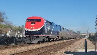 AMTK 138 leads AMTK 7 thru Wauwatosa, WI on the Canadian Pacific Watertown Subdivision|4/30/24