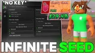 [🍒NO KEY] Garden Horizons Script &ndash; Inf Seeds, Infinite Cash, Auto Harvest, Autofarm