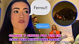 CHAMEI MEU CRUSH PARA VIM NA MINHA CASA SEM MINHA MÃE SABER *ela descobriu* 😱😬