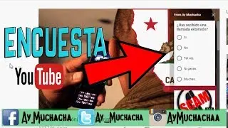 Como hacer una encuesta en YouTube 2017