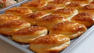 Если у вас есть мука, молоко и яйца❗️ Приготовьте эти простые слоёные пирожки 💯