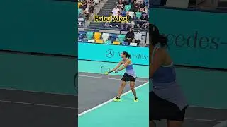 Habul Alex!#alexeala #mubadalah #wta500 #abudhabiopen #shorts #viral#trending