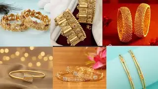 Latest design Gold bangles/light weight gold bangles design/বালা ডিজাইন 