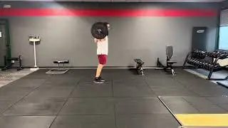 Barbell Walking Lunges (Quad Focused)