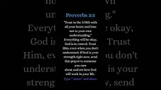 Overcoming Anxiety with Proverbs 3:5: Letting Go of Your Own Understanding