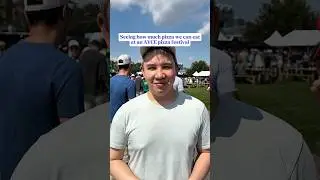 POV: You&rsquo;re at the largest pizza festival in the US #pizza #nyc #foodie