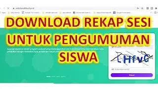 Cara download PENGATURAN dan rekap sesi ANBK dan gladi anbk