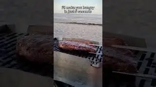 How to cook a steak at the beach #summer