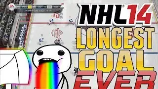 NHL 14: LONGEST GOAL EVER! (EASHL)