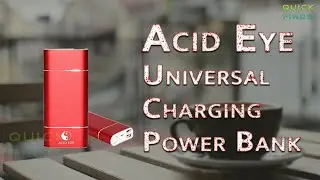 Acid Eye Universal Charging 15000 mAH Power bank Red Color