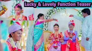 Lucky & Lovely Haldi & Function Teaser || Lucky Dhoti Ceremony & Lovely Half Saree Function Teaser