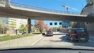 Nacka suburbs on a Saturday