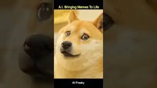 AI Bringing Memes To Life - Doge Meme (AI video Generates)