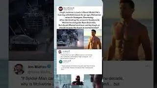 Hugh Jackman is Wolverine the same way Robert DowneyJr is Iron Man #marvel #deadpool #shorts
