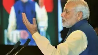Narendra Modi at Bangabandhu International Conference Center hosted by University of Dhaka