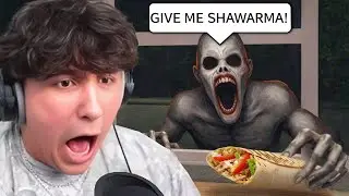Playing Roblox Scary Shawarma Kiosk at 3AM