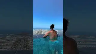 The only 360 degrees infinity pool in the world !! 💯#dubai #beautiful #luxury #shorts #viral
