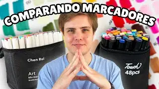 Comparando Marcadores Baratinhos de Desenho - Chen Rui vs Touch