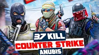 45 Dakikalık &Ccedil;ILGIN MA&Ccedil;! 37 KILL ile TAKIMI TAŞIDIM | CS 2 Anubis | Faceit Premium | 4K