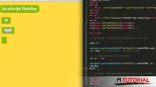 Tutorial JavaScript for beginners #40   Hoisting # M Tutorial