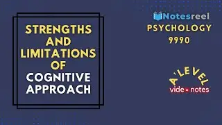 Strengths and Limitations of Cognitive Approach | A Level Notes Psychology 9990