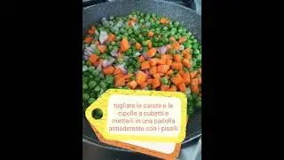 Contorno di piselli e carotine