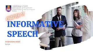 📕TUTORIAL: COM 165 PUBLIC SPEAKING [CHAPTER 11] INFORMATIVE SPEECH 📢📢📢