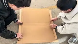 Carton cutting machine used for furniture factory