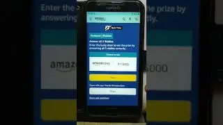 Amazon Quiz/ Funzone Riddle/ Answer and win Rs 15000/-