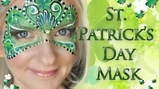 St. Patrick's Day Mask Face Painting Tutorial