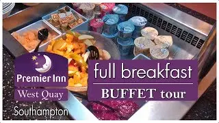 Full Breakfast Buffet Premier Inn West Quay Southampton | DJI camera