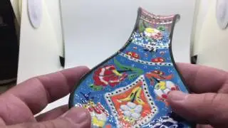 Handmade Decorative Ceramic Pottery Spoon Rest ITEM 10