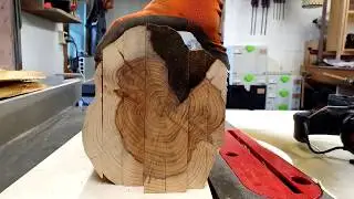 Milling Yew wood with a Bandsaw