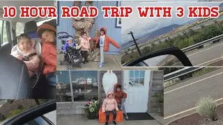 A 10 hour Road trip to the West coast with 3 kids. #travel #how #travelvlog 