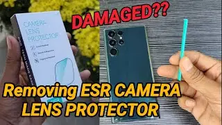 Does Removing the ESR Camera Lens Protector DAMAGE your Phone Camera Lens?