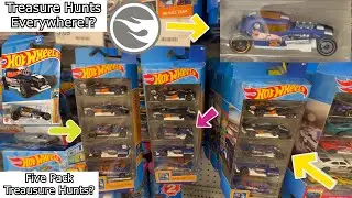 TREASURE HUNTS ARE EVERYWHERE!?! New Hot Wheels 5 Pack has a Treasure Hunt in it?