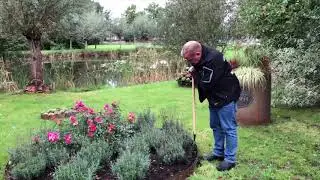 Planting Bulbs with the DeWit 3166 Bulb planter