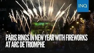 Paris rings in new year with fireworks at Arc de Triomphe
